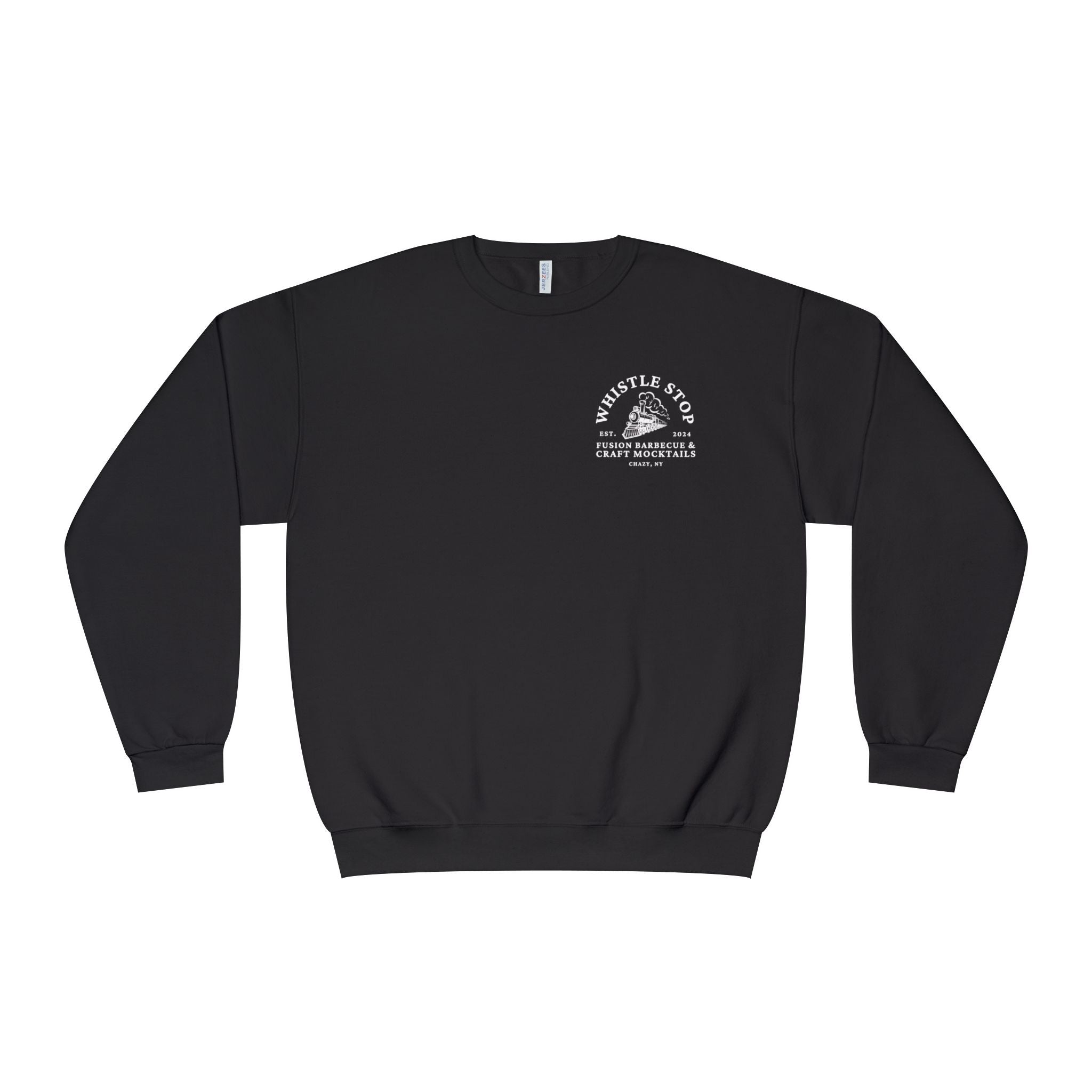 Whistle Stop Barbecue Crewneck Sweatshirt — Vintage Train Logo