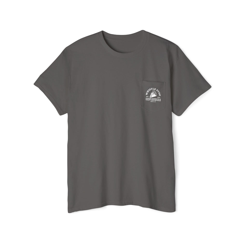 Whistle Stop Unisex Heavy Cotton Pocket Tee