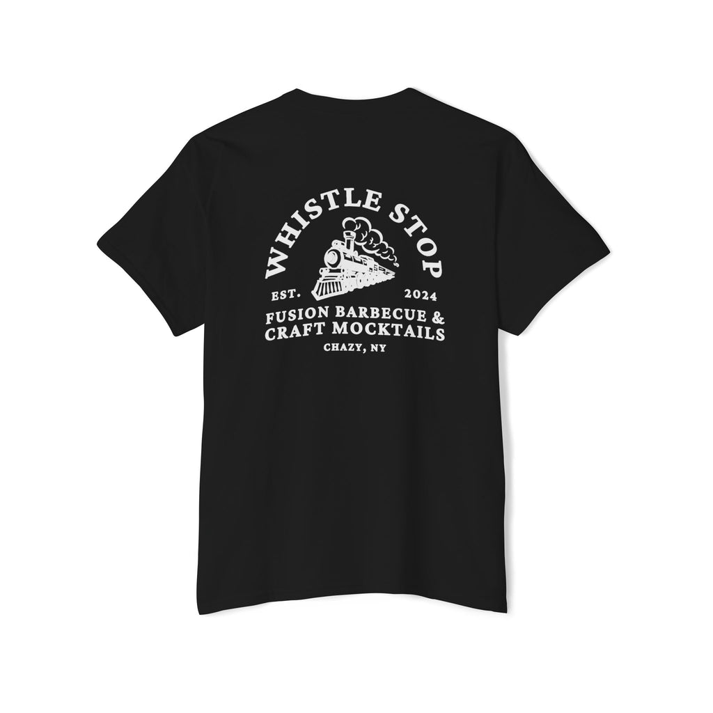 Whistle Stop Unisex Heavy Cotton Pocket Tee