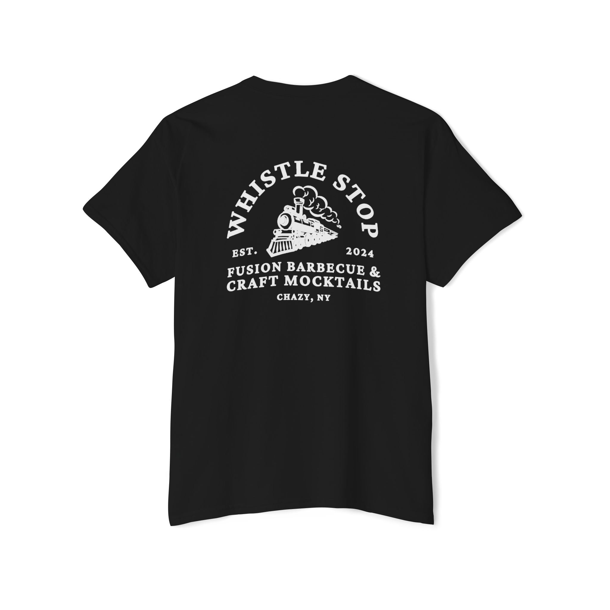 Whistle Stop Unisex Heavy Cotton Pocket Tee