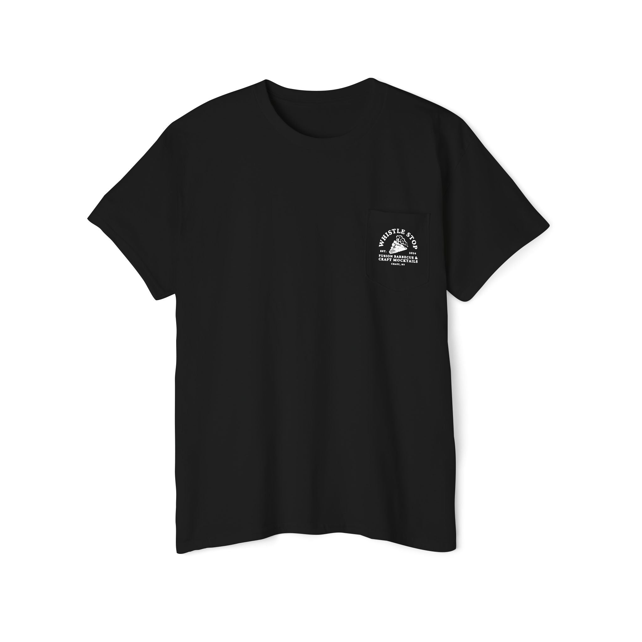 Whistle Stop Unisex Heavy Cotton Pocket Tee