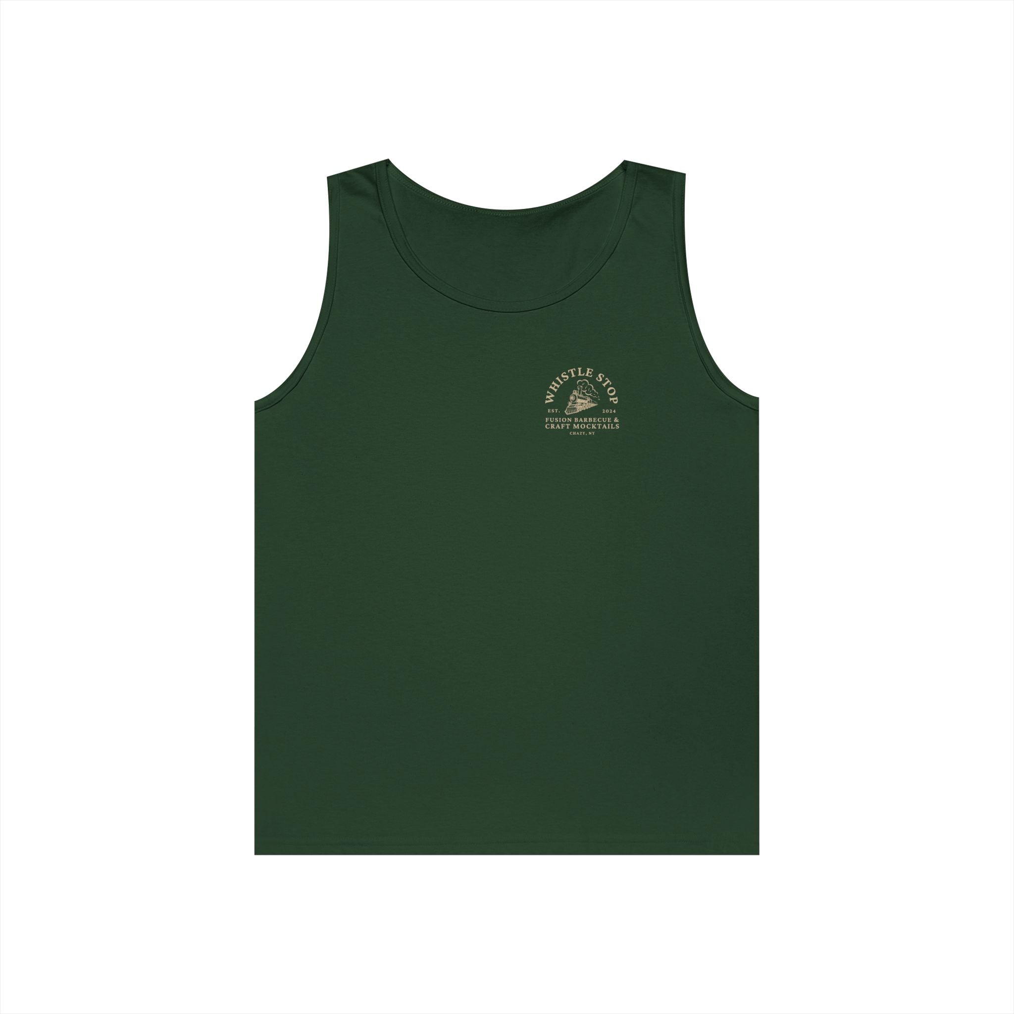 Whistle Stop Tank Top — Fusion Barbecue & Craft Mocktails Logo