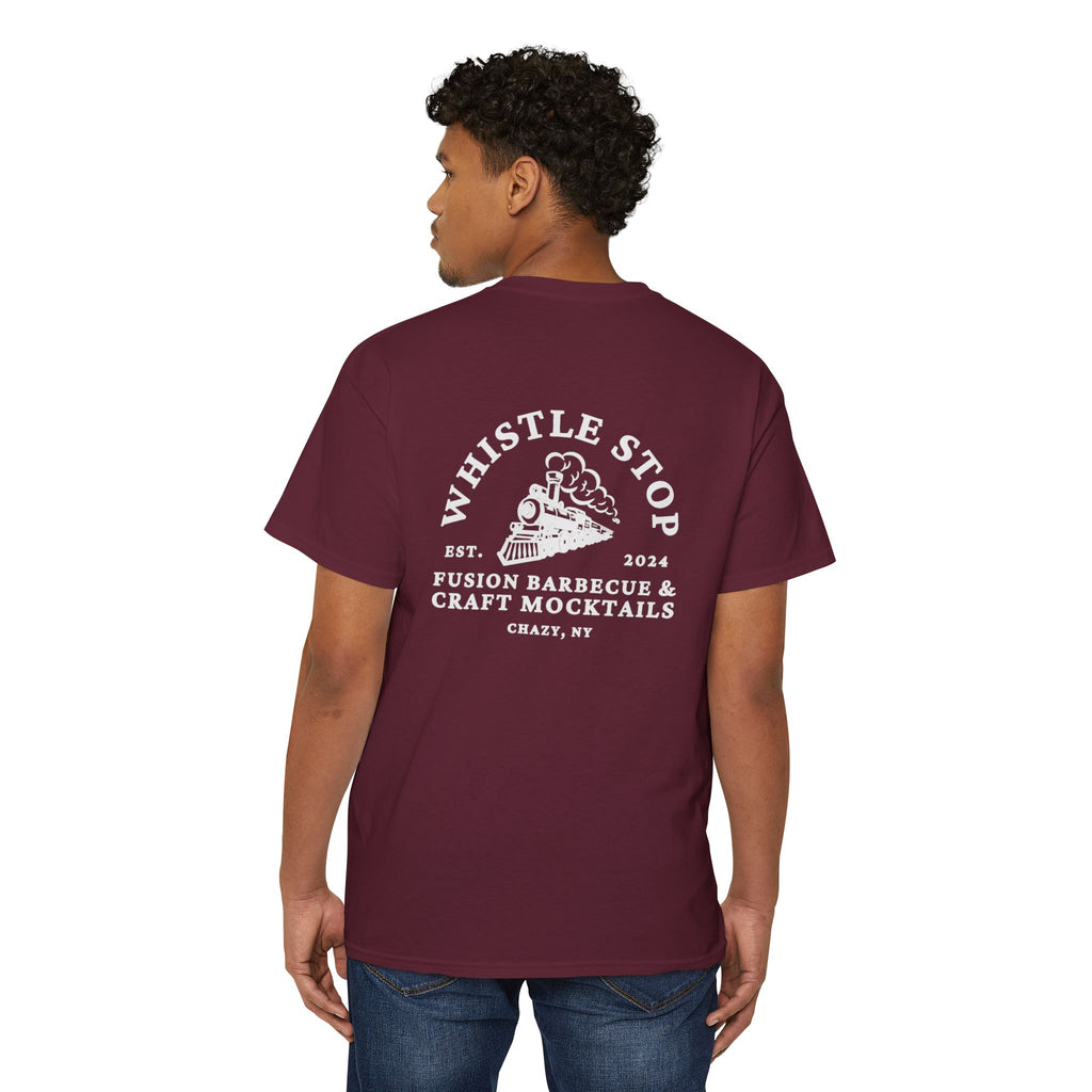 Whistle Stop Unisex Heavy Cotton Pocket Tee
