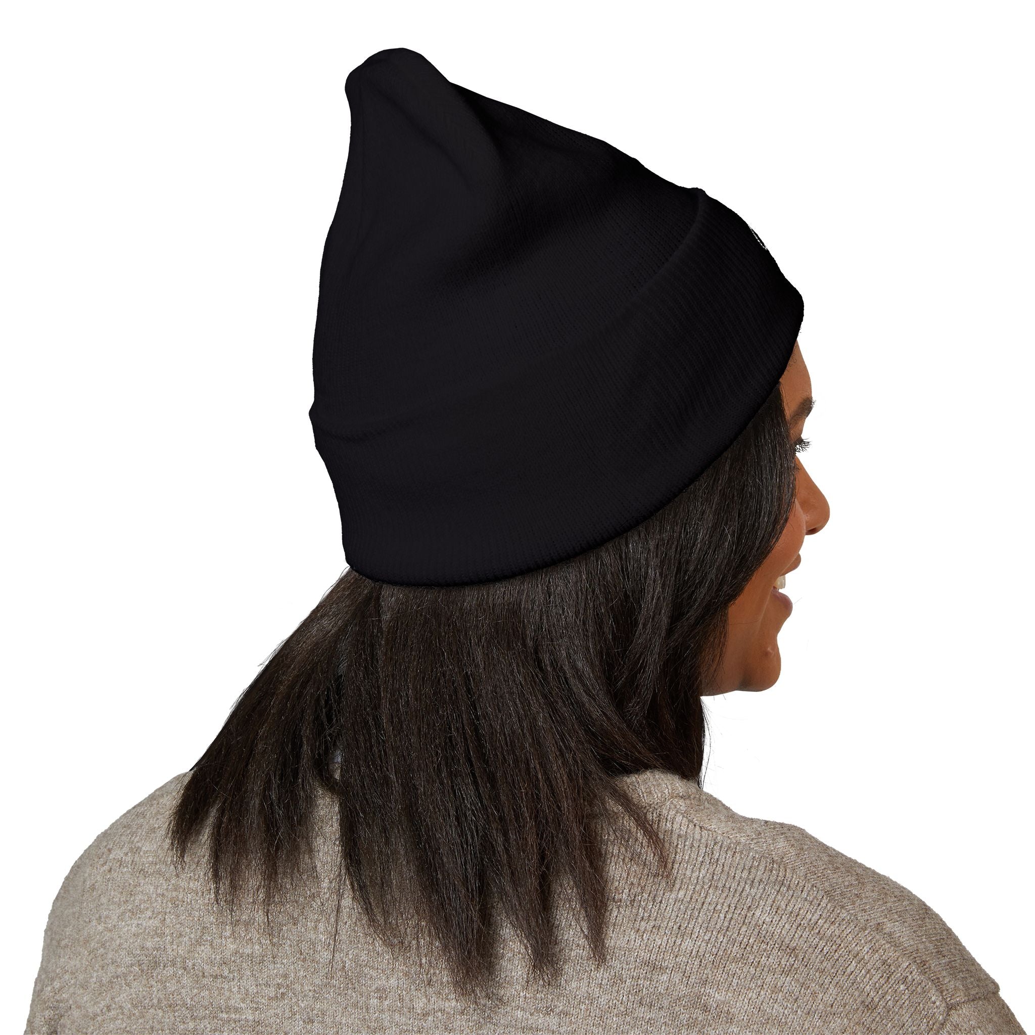 Whistle Stop Embroidered Script Logo Cuffed Beanie