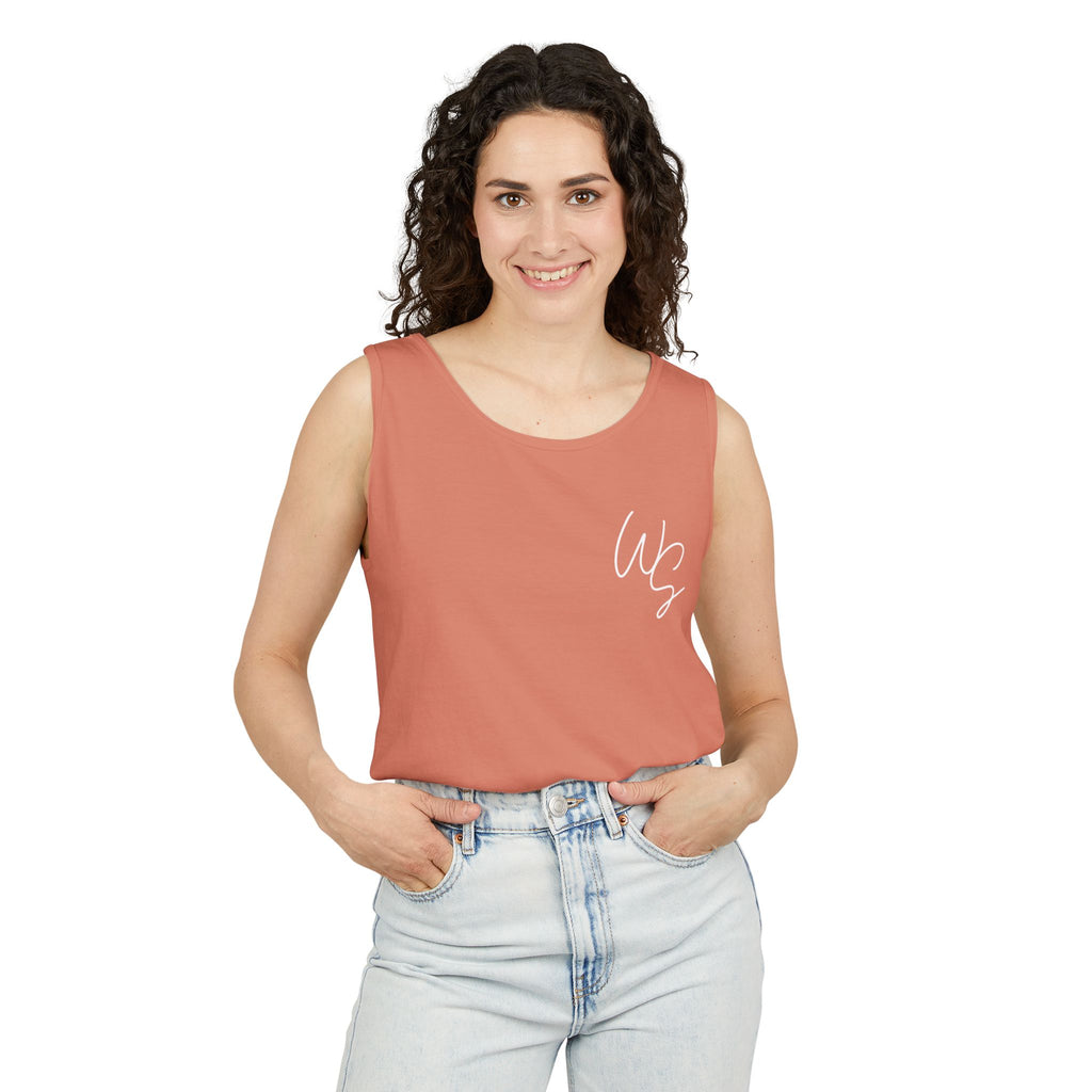 Whistle Stop Vintage Camper Tank Top — Retro Travel Graphic Tank