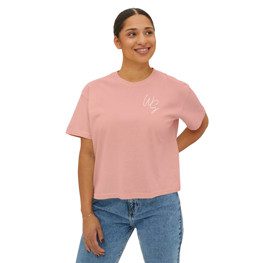 Whistle Stop Script Women's Boxy Tee