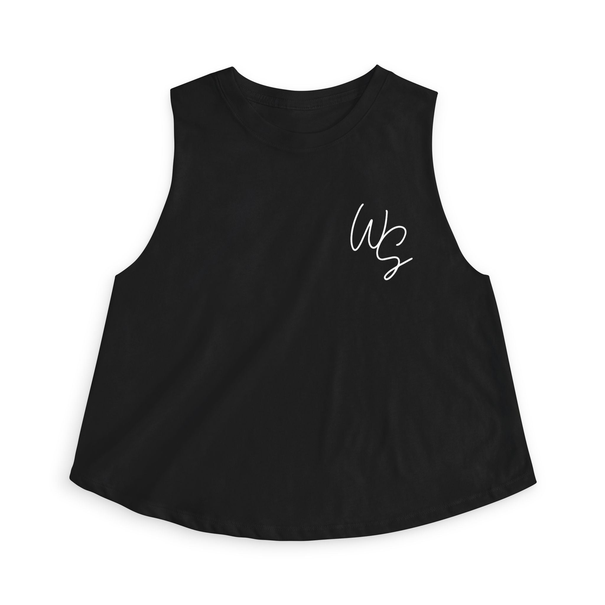 Whistle Stop Train Women's Cropped Muscle Tank