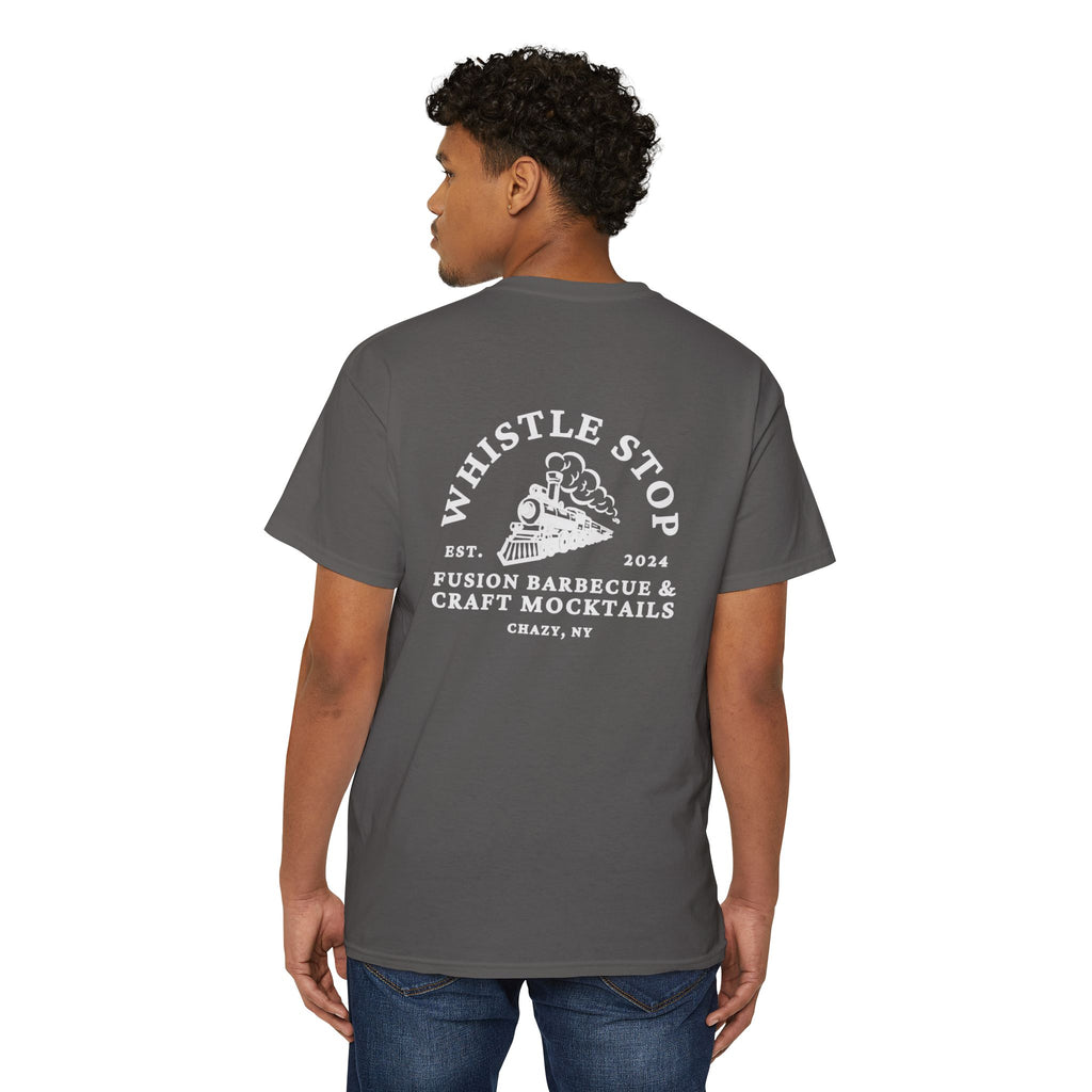 Whistle Stop Unisex Heavy Cotton Pocket Tee