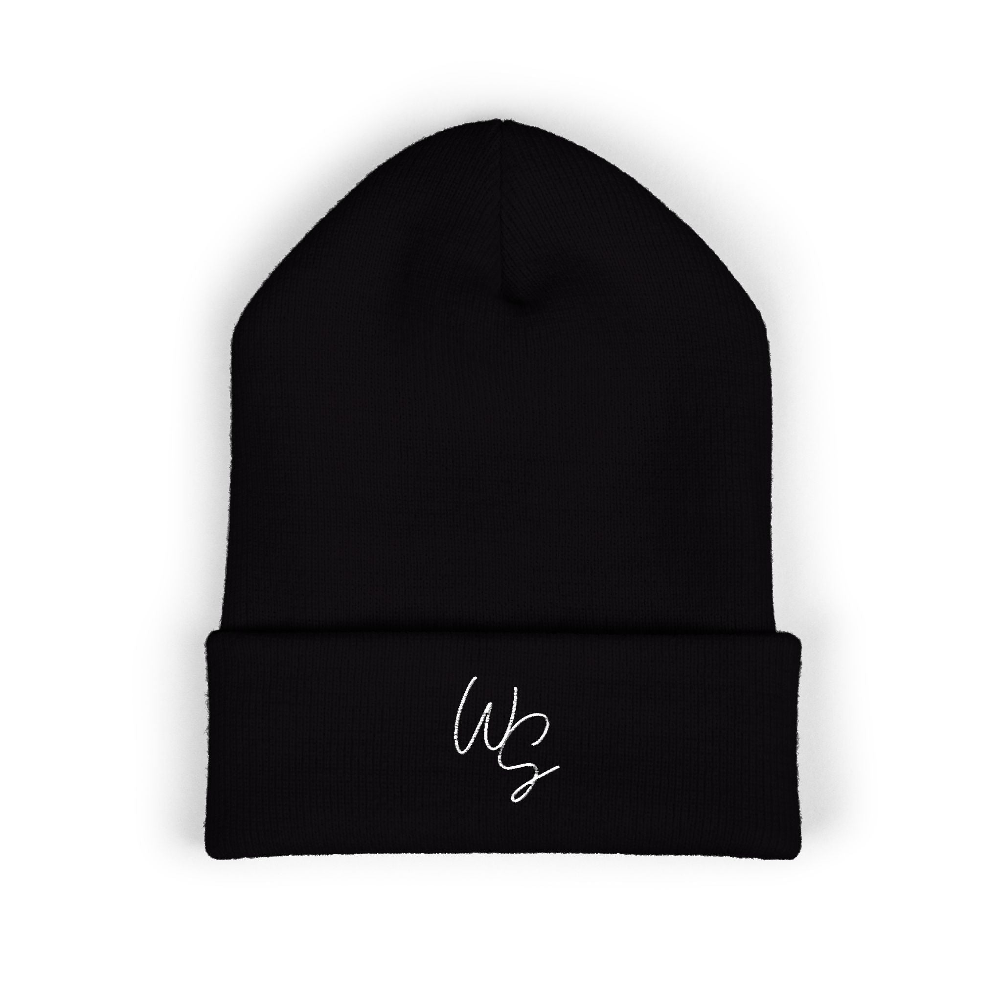 Whistle Stop Embroidered Script Logo Cuffed Beanie