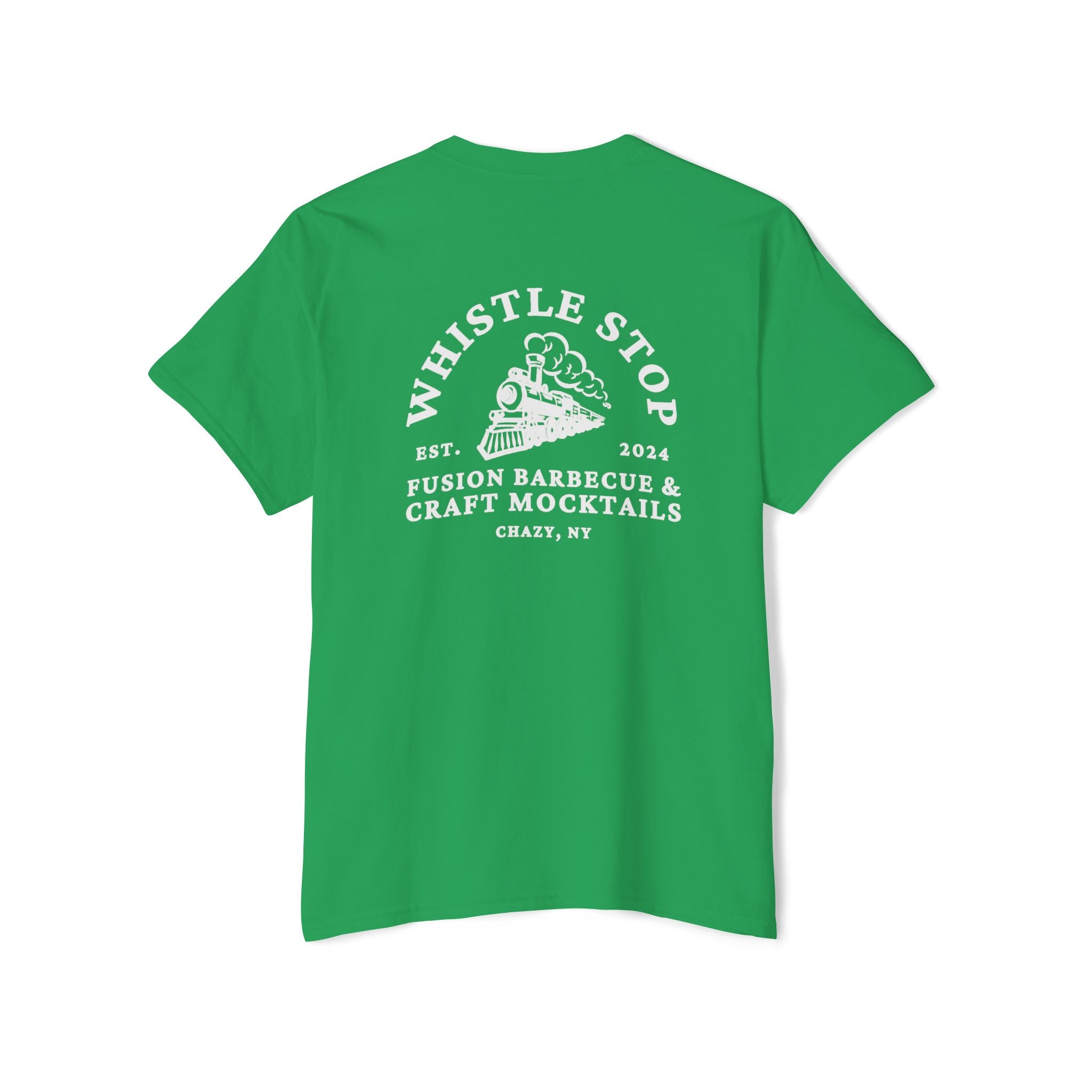 Whistle Stop Unisex Heavy Cotton Pocket Tee