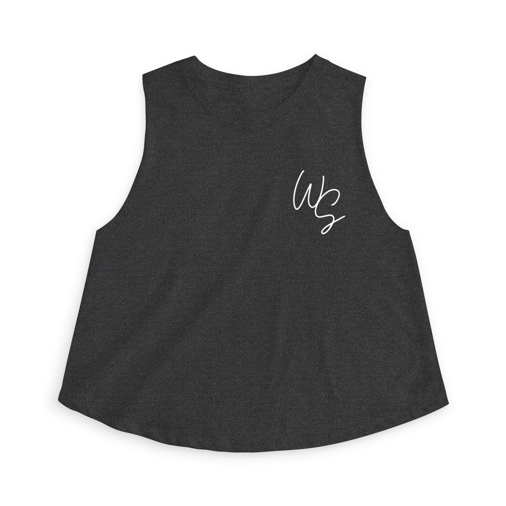Whistle Stop Train Women's Cropped Muscle Tank
