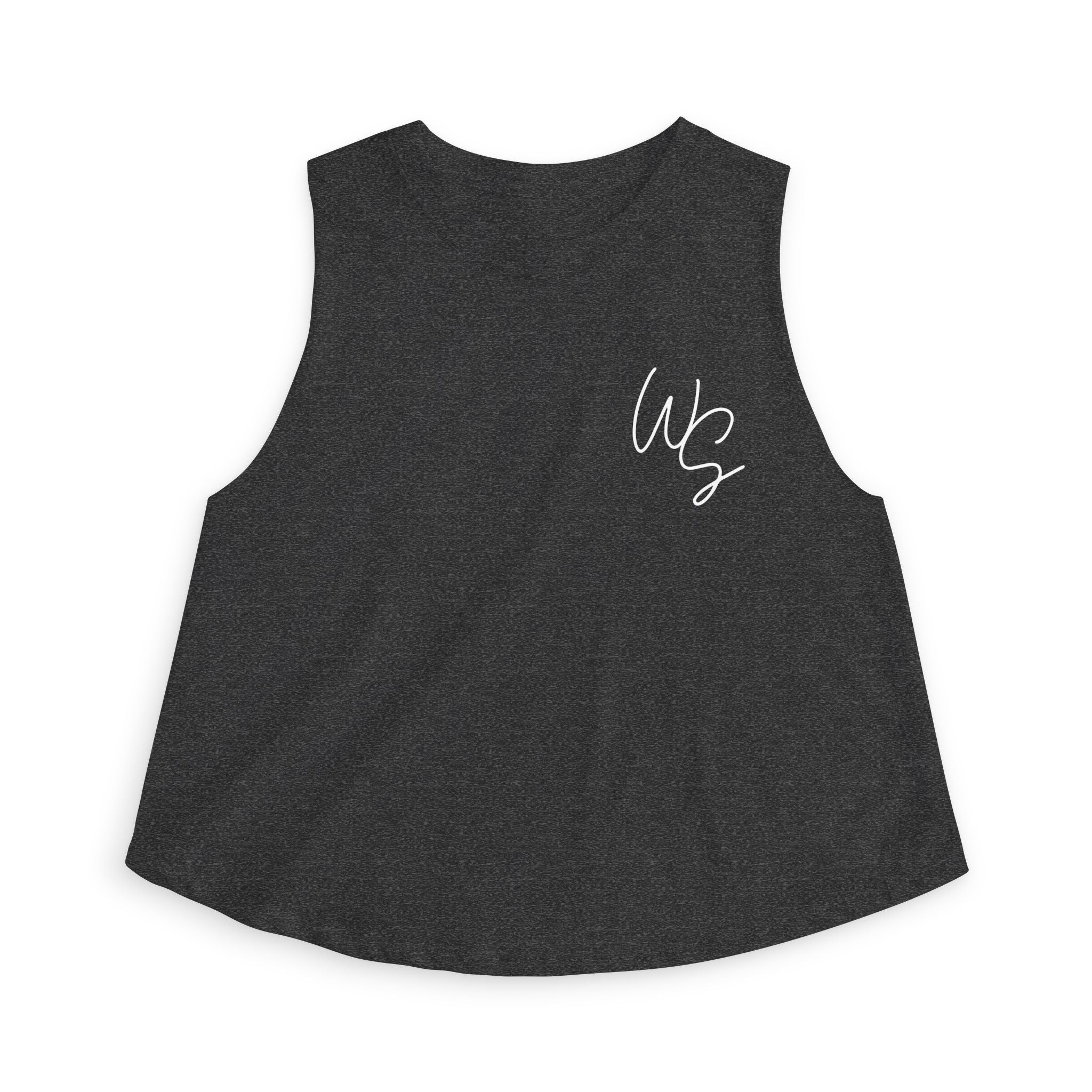Whistle Stop Train Women's Cropped Muscle Tank