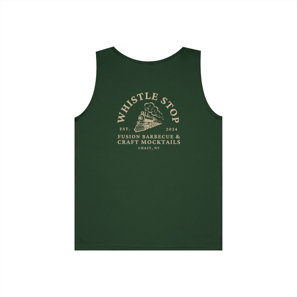 Whistle Stop Tank Top — Fusion Barbecue & Craft Mocktails Logo
