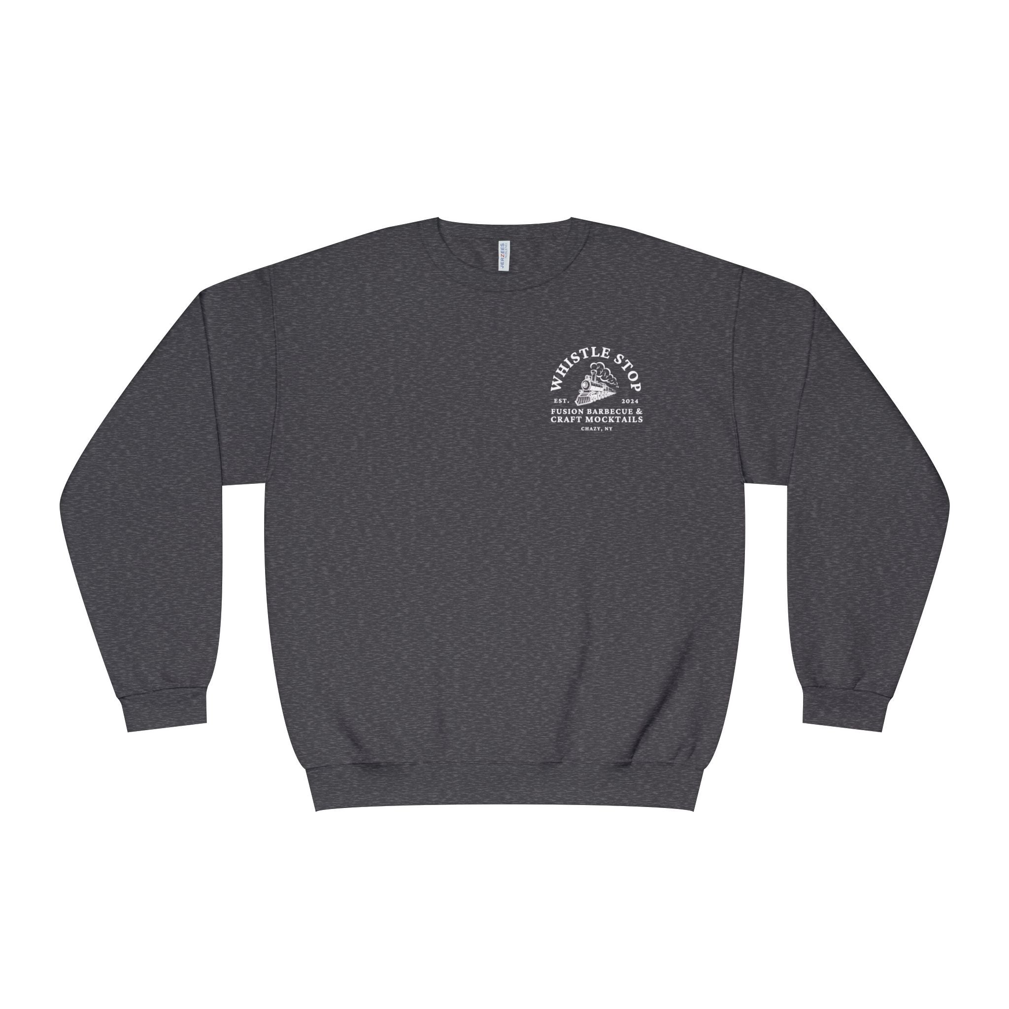 Whistle Stop Barbecue Crewneck Sweatshirt — Vintage Train Logo