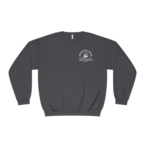 Whistle Stop Barbecue Crewneck Sweatshirt — Vintage Train Logo