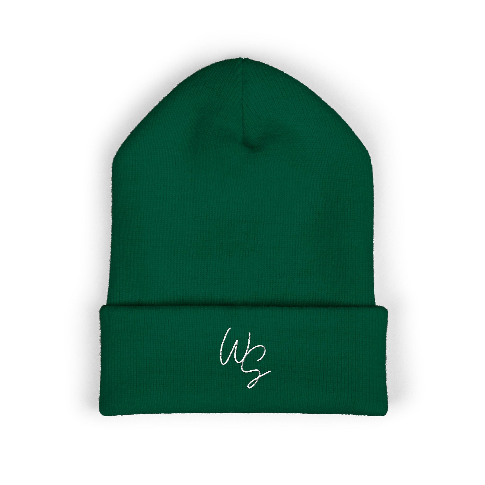 Whistle Stop Embroidered Script Logo Cuffed Beanie