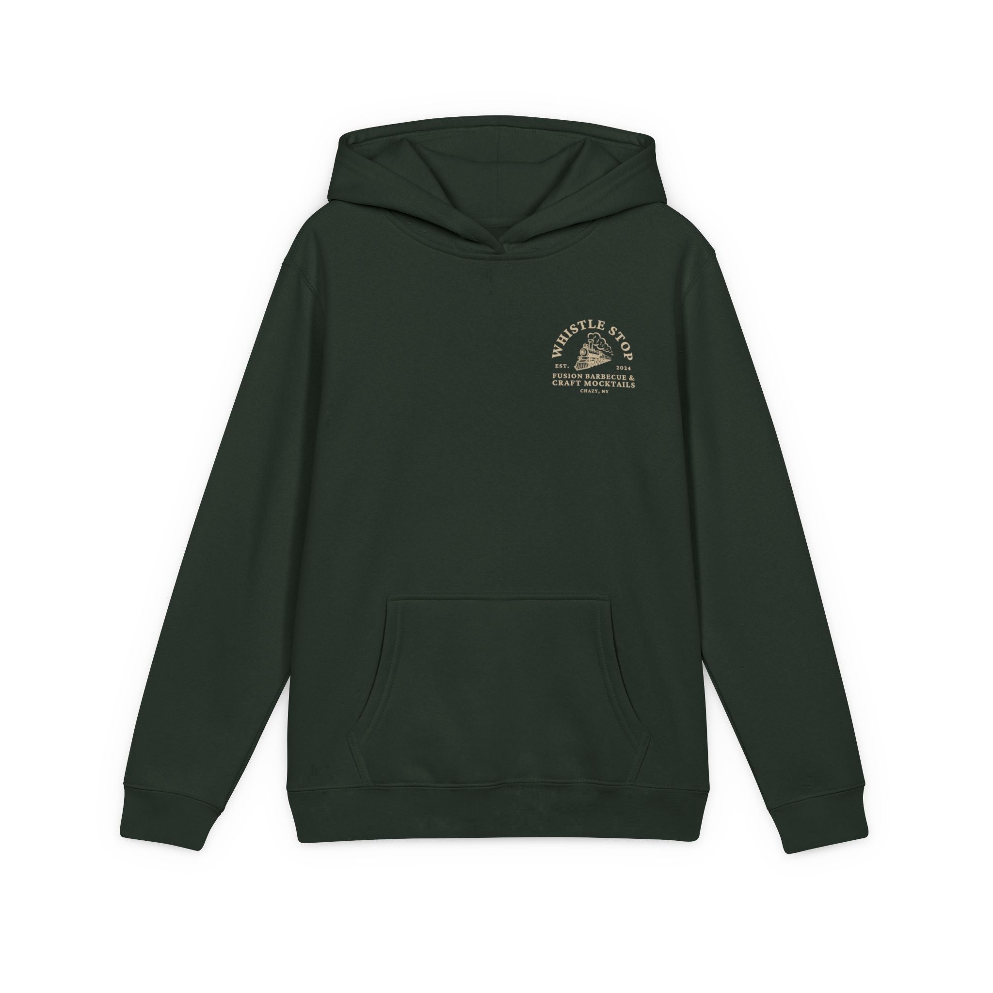 Whistle Stop Youth Hoodie — Kids Vintage Camp-Style Fleece Pullover