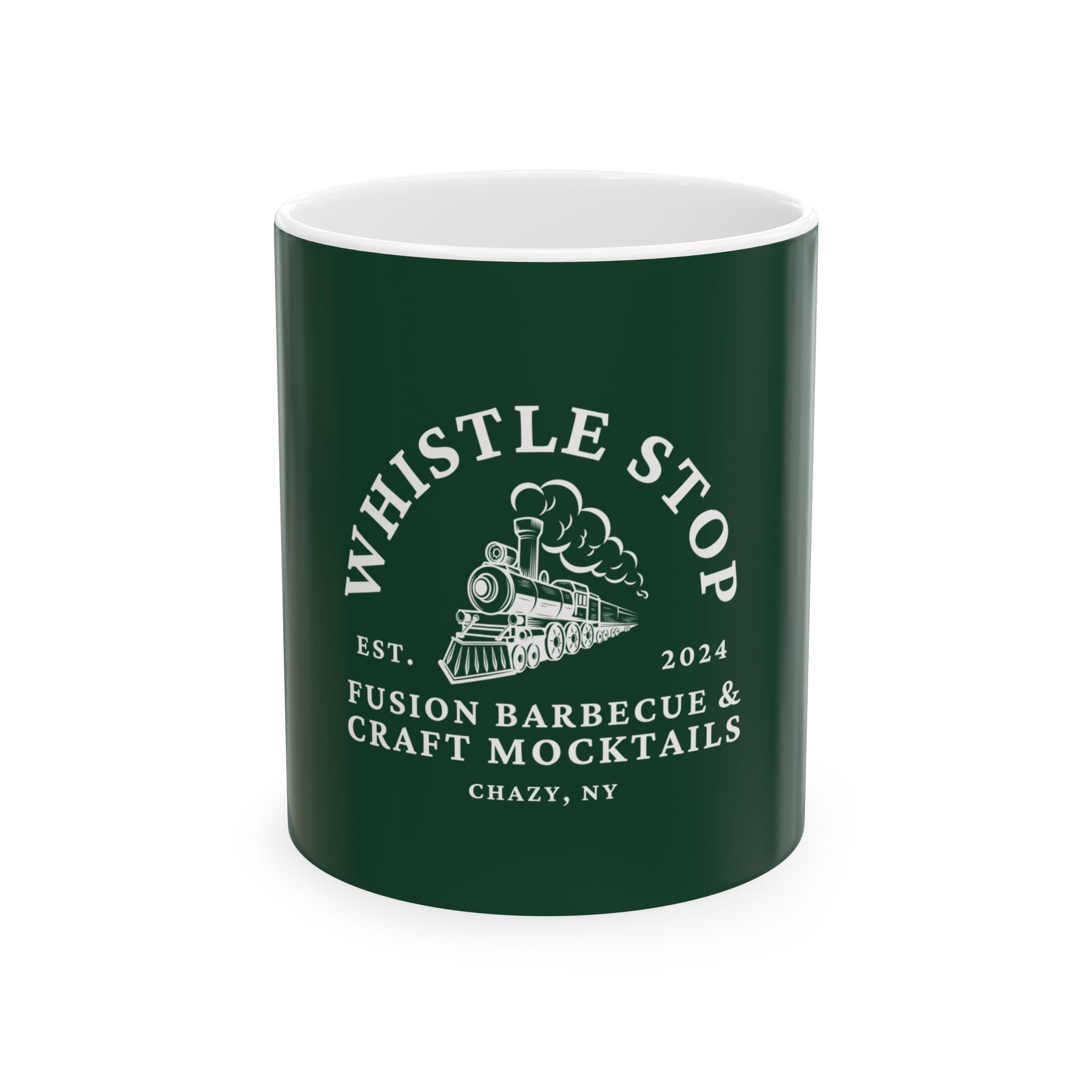 Whistle Stop Ceramic Coffee Mug (11oz, 15oz)