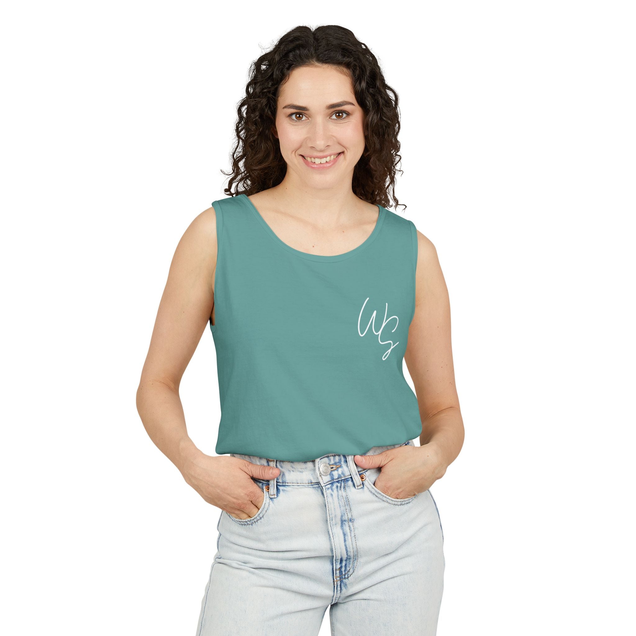 Whistle Stop Vintage Camper Tank Top — Retro Travel Graphic Tank