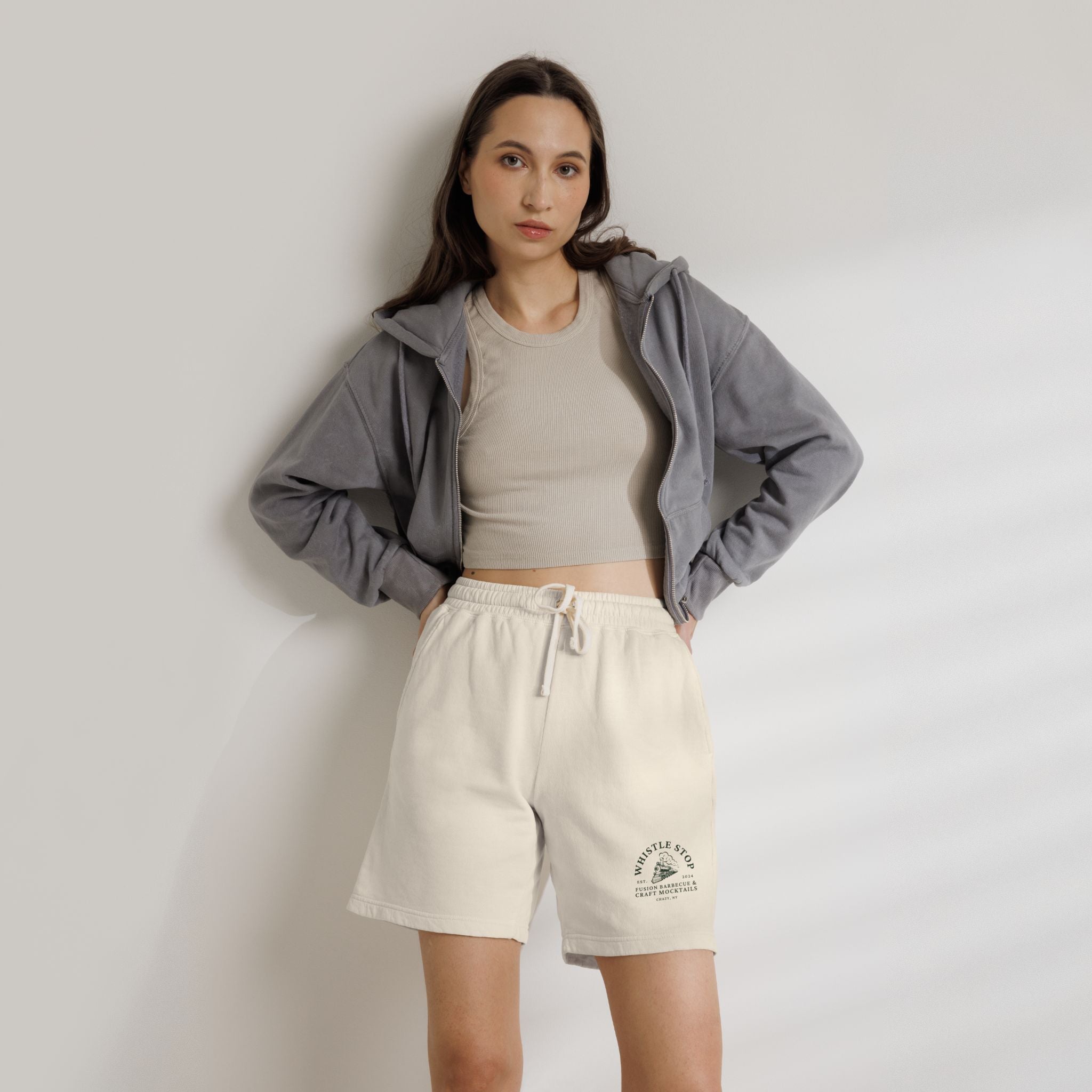 Whistle Stop BBQ Lightweight Fleece Sweat Shorts