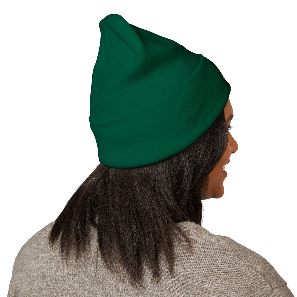 Whistle Stop Embroidered Cuffed Beanie