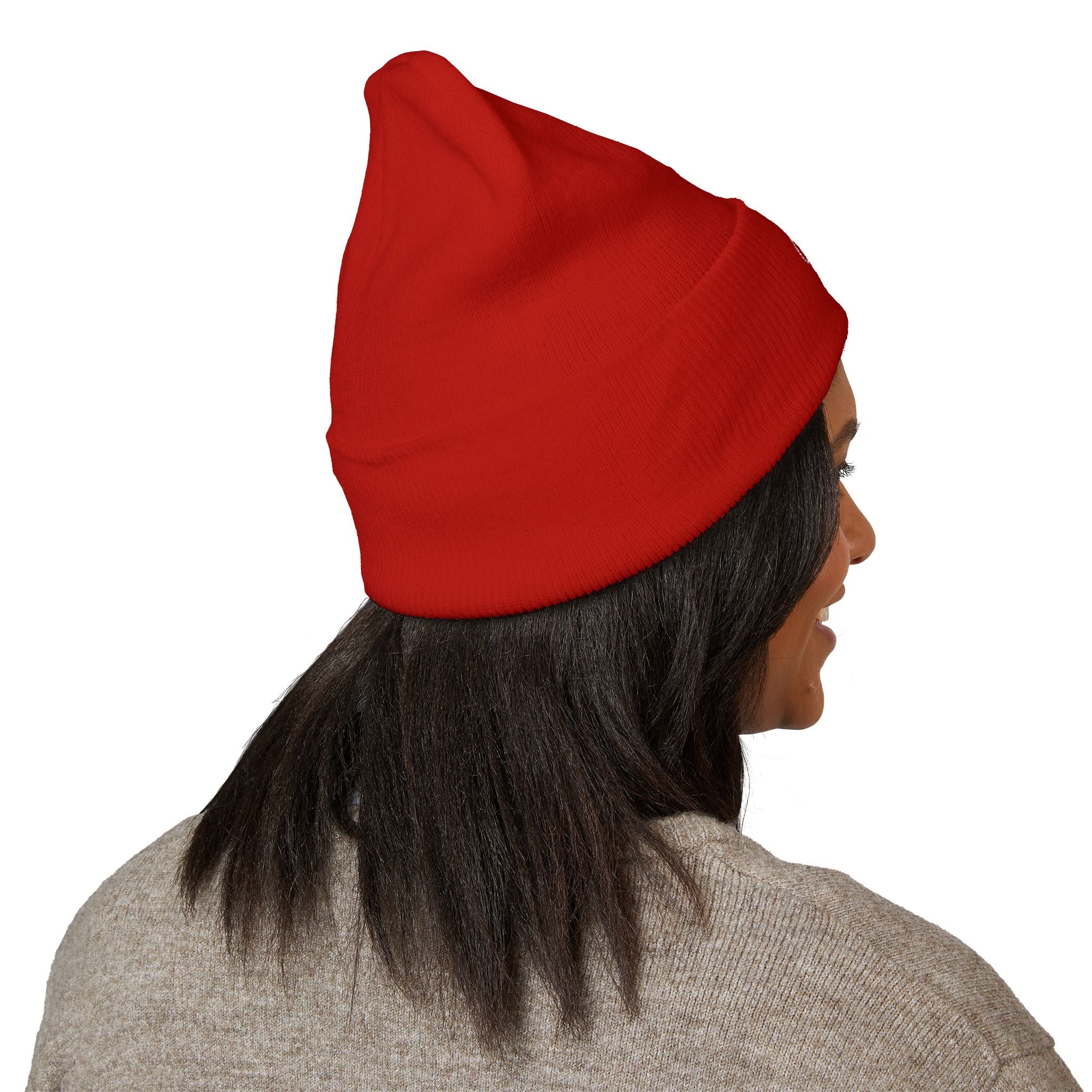 Whistle Stop Embroidered Script Logo Cuffed Beanie