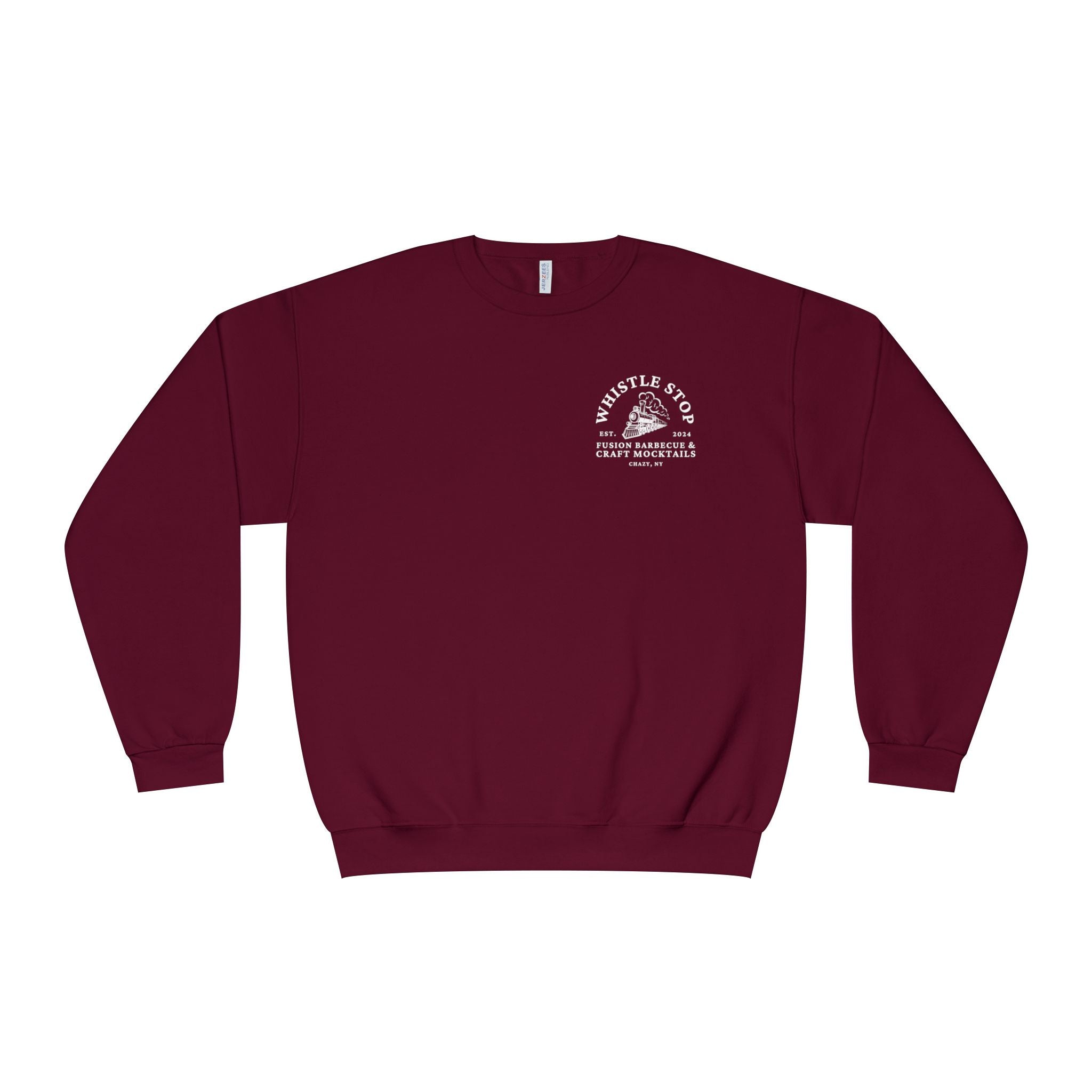 Whistle Stop Barbecue Crewneck Sweatshirt — Vintage Train Logo