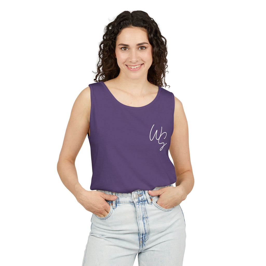 Whistle Stop Vintage Camper Tank Top — Retro Travel Graphic Tank