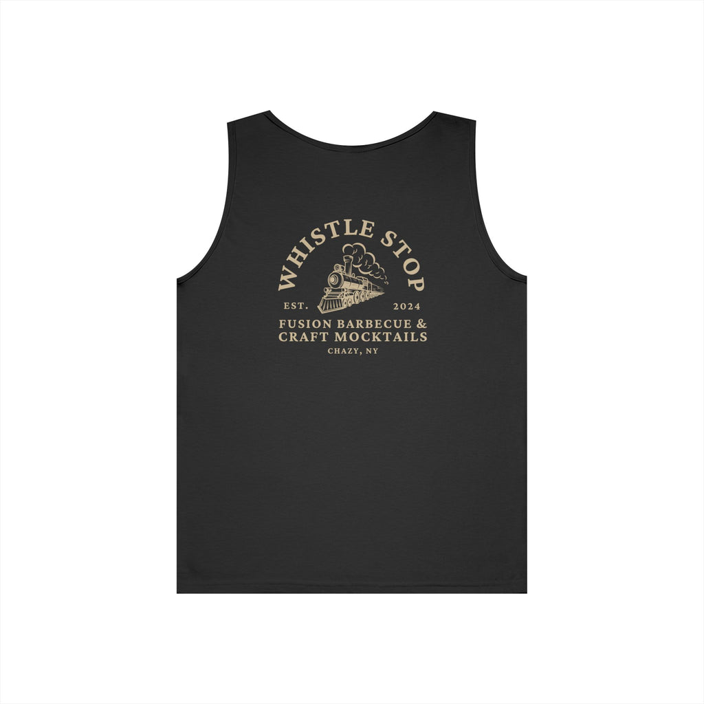 Whistle Stop Tank Top — Fusion Barbecue & Craft Mocktails Logo