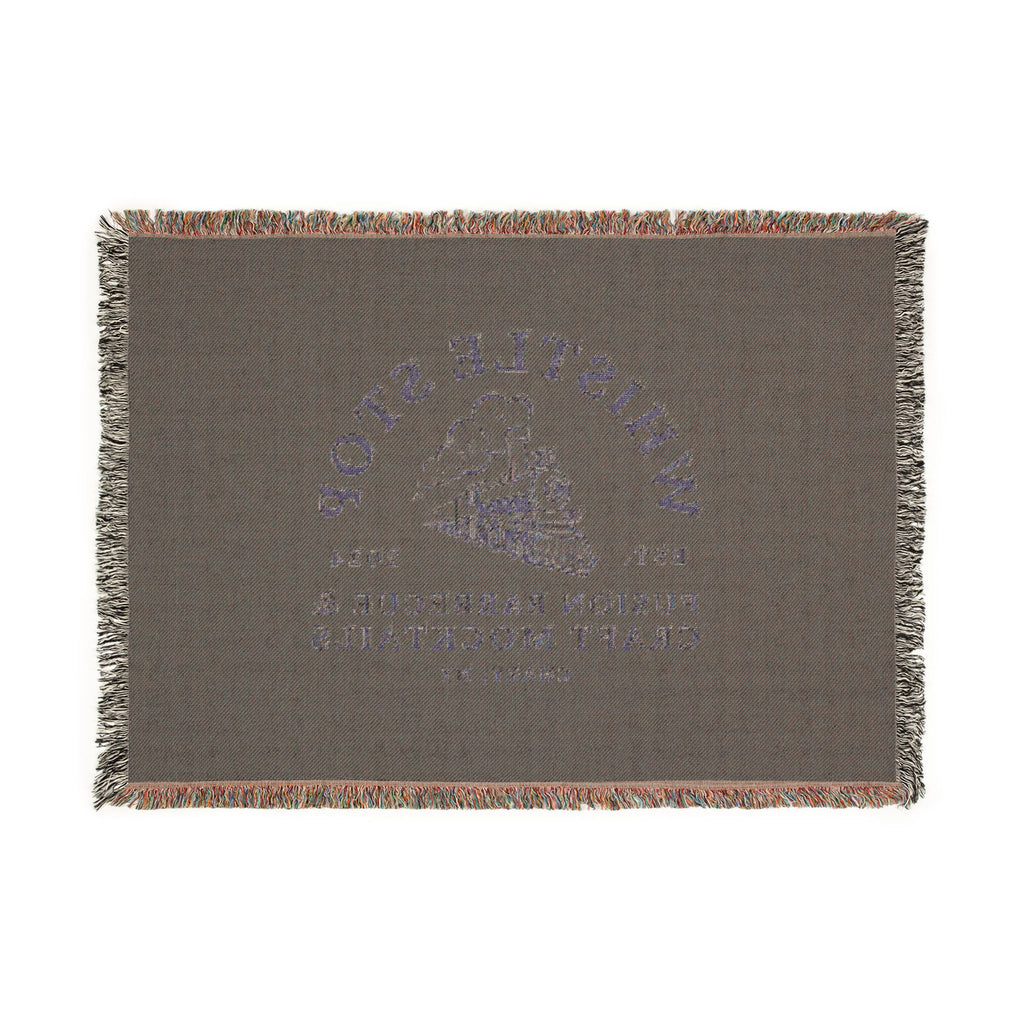 Whistle Stop Classic Logo Woven Blanket