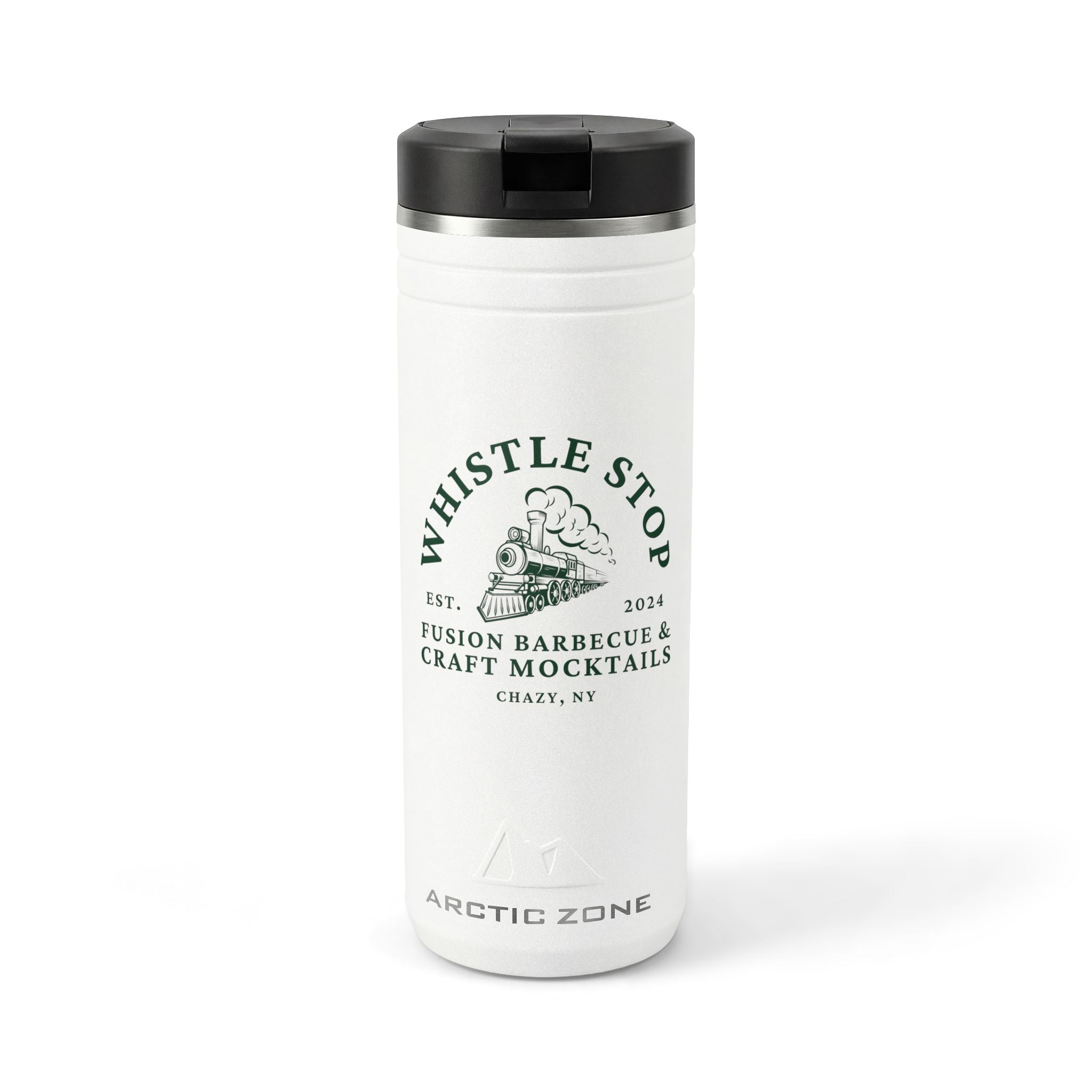 Tumbler — Whistle Stop Fusion Barbecue & Craft Mocktails 24oz Insulated Straw Tumbler
