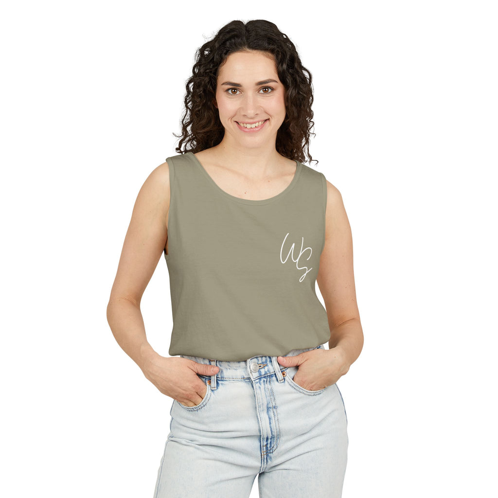 Whistle Stop Vintage Camper Tank Top — Retro Travel Graphic Tank
