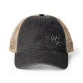 Whistle Stop Script Women's Washed Mesh-Back Cap