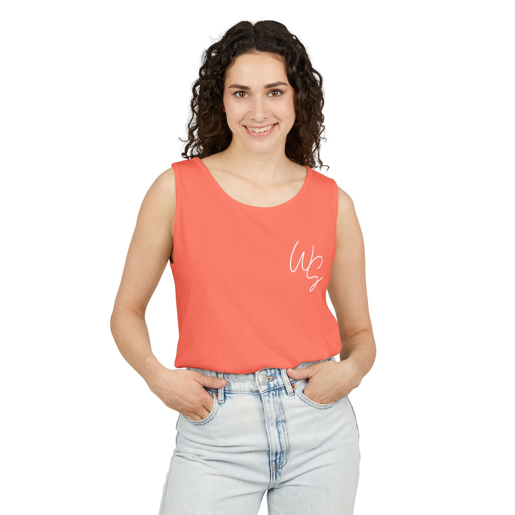 Whistle Stop Vintage Camper Tank Top — Retro Travel Graphic Tank