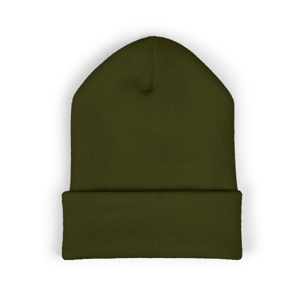 Whistle Stop Embroidered Cuffed Beanie