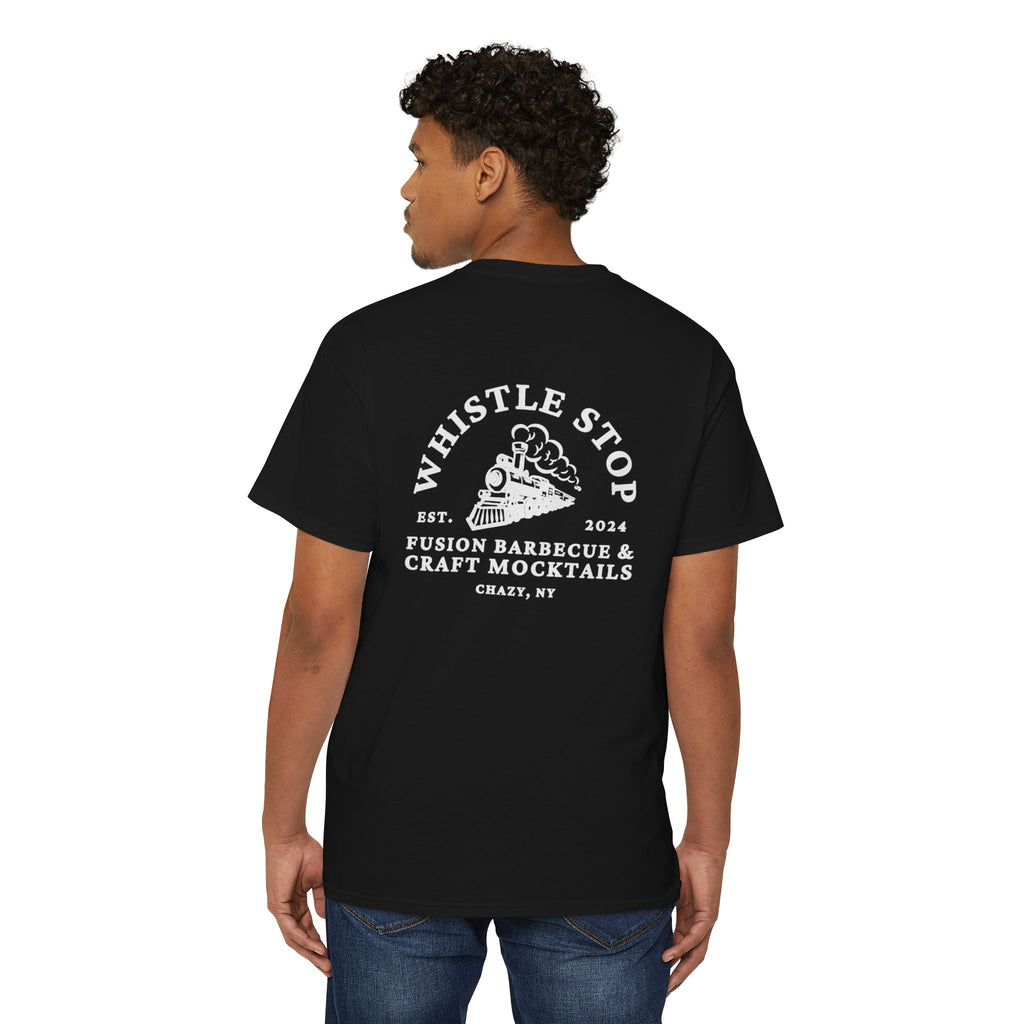Whistle Stop Unisex Heavy Cotton Pocket Tee