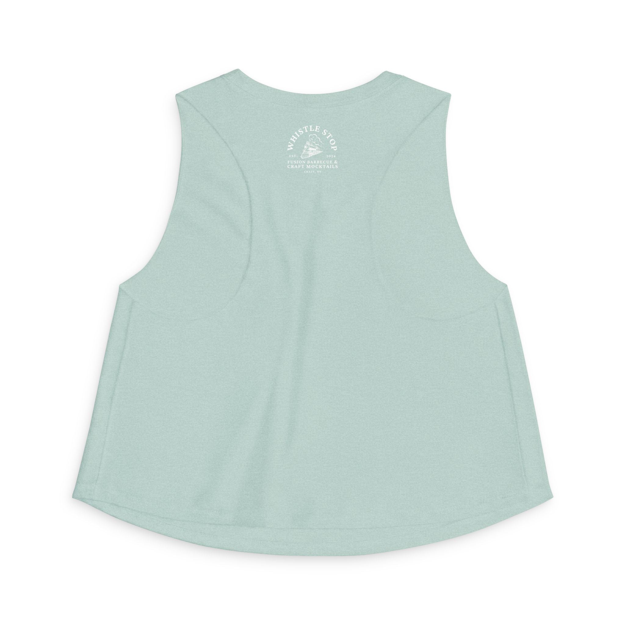 Whistle Stop Train Women's Cropped Muscle Tank