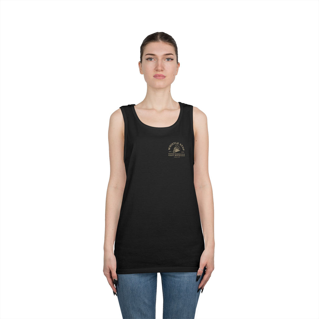 Whistle Stop Tank Top — Fusion Barbecue & Craft Mocktails Logo