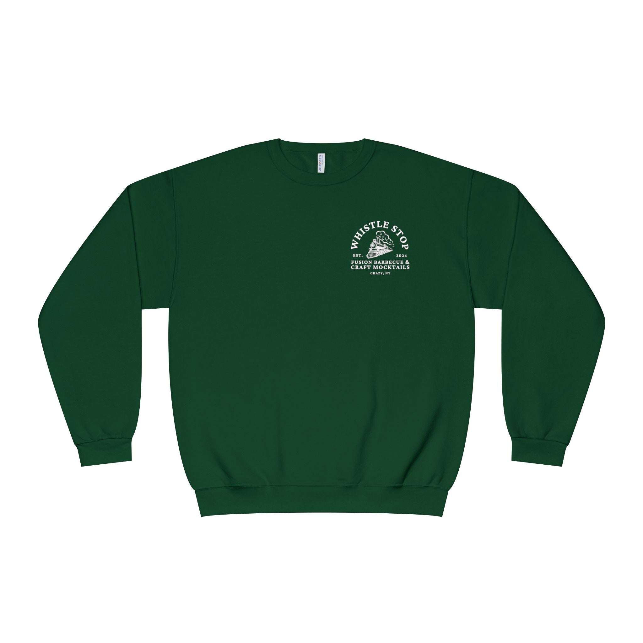 Whistle Stop Barbecue Crewneck Sweatshirt — Vintage Train Logo