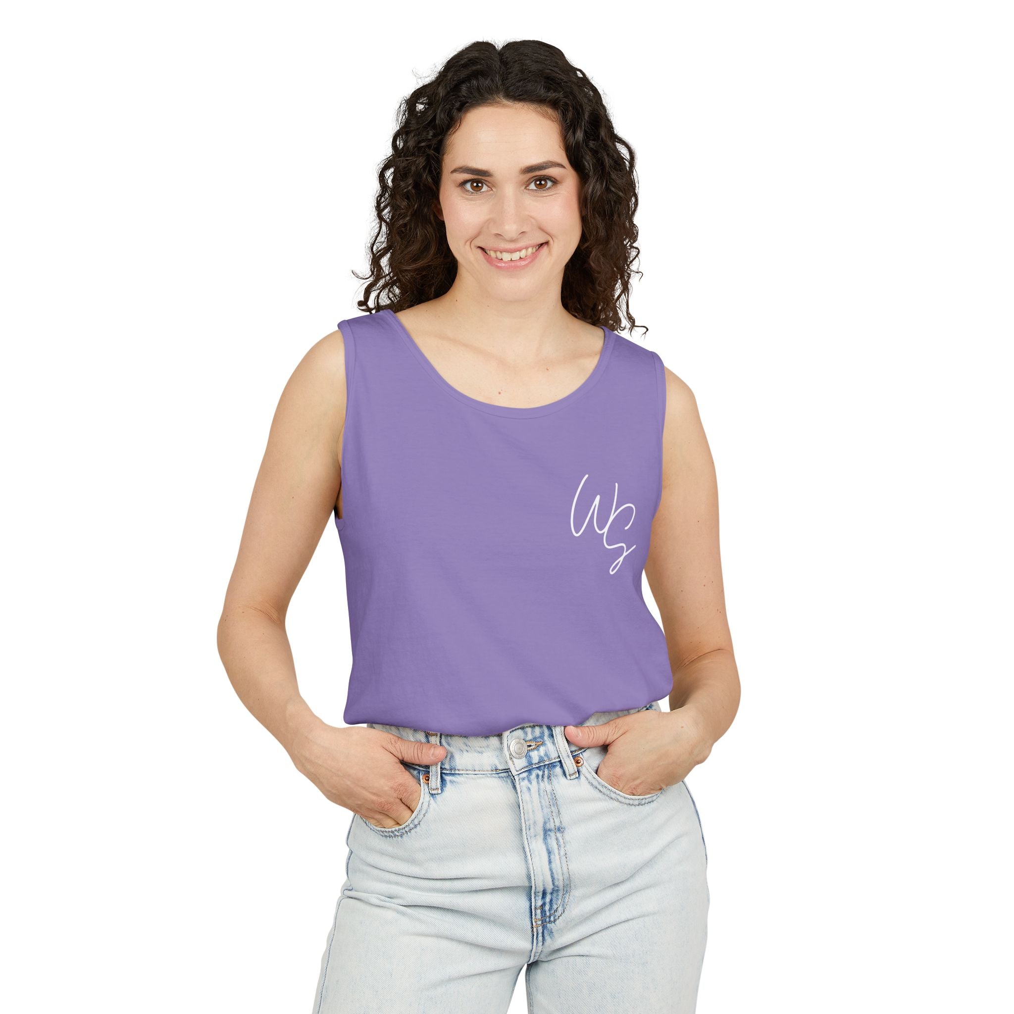 Whistle Stop Vintage Camper Tank Top — Retro Travel Graphic Tank