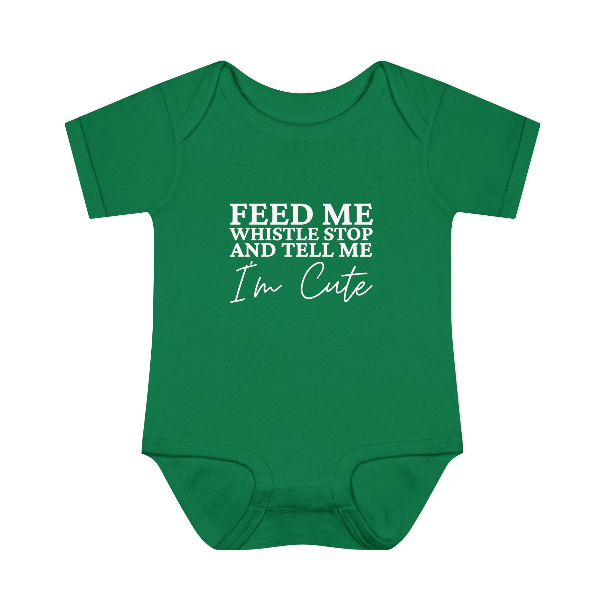 Whistle Stop Feed Me Onesie