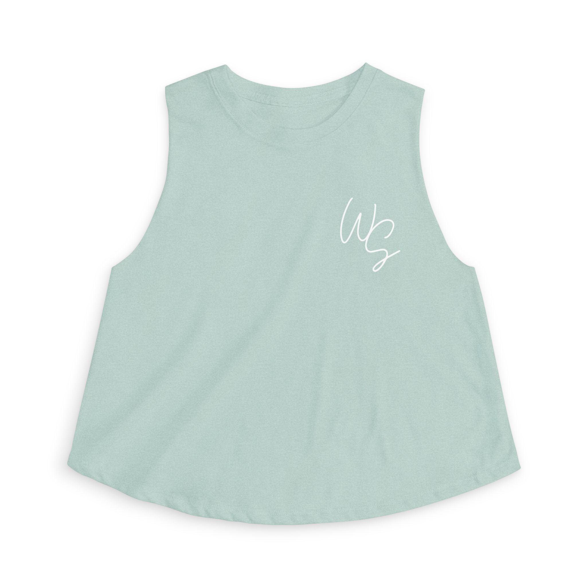 Whistle Stop Train Women's Cropped Muscle Tank