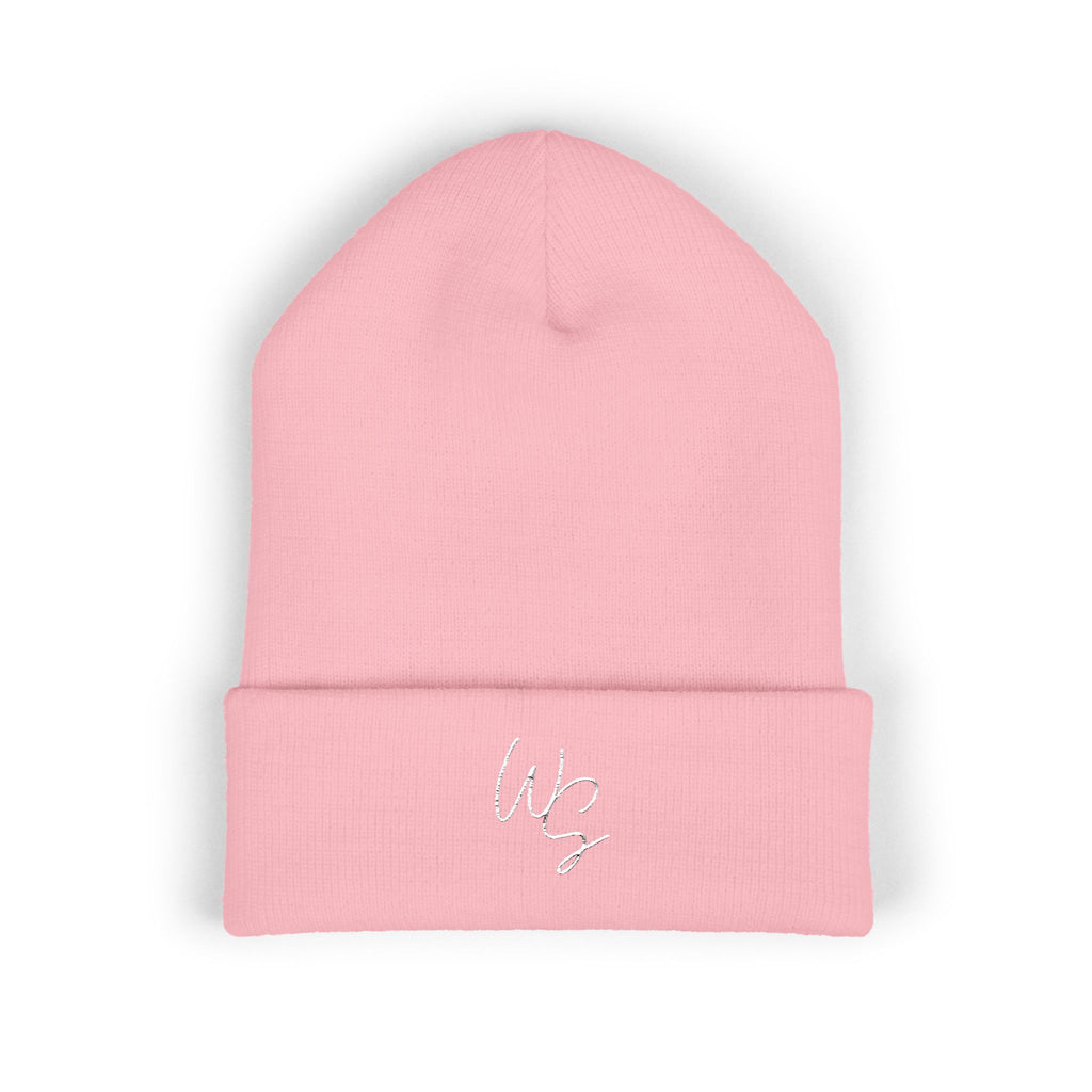 Whistle Stop Embroidered Script Logo Cuffed Beanie