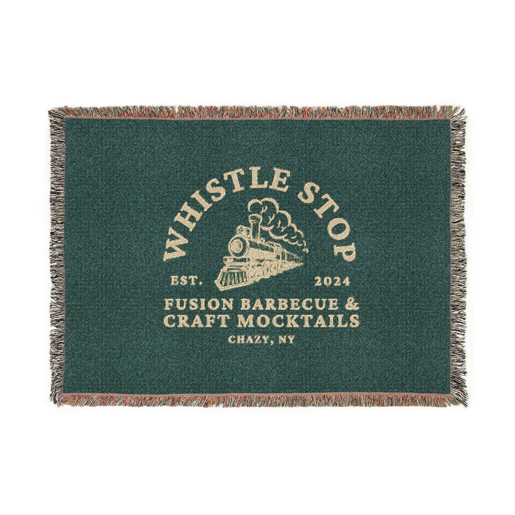 Whistle Stop Classic Logo Woven Blanket