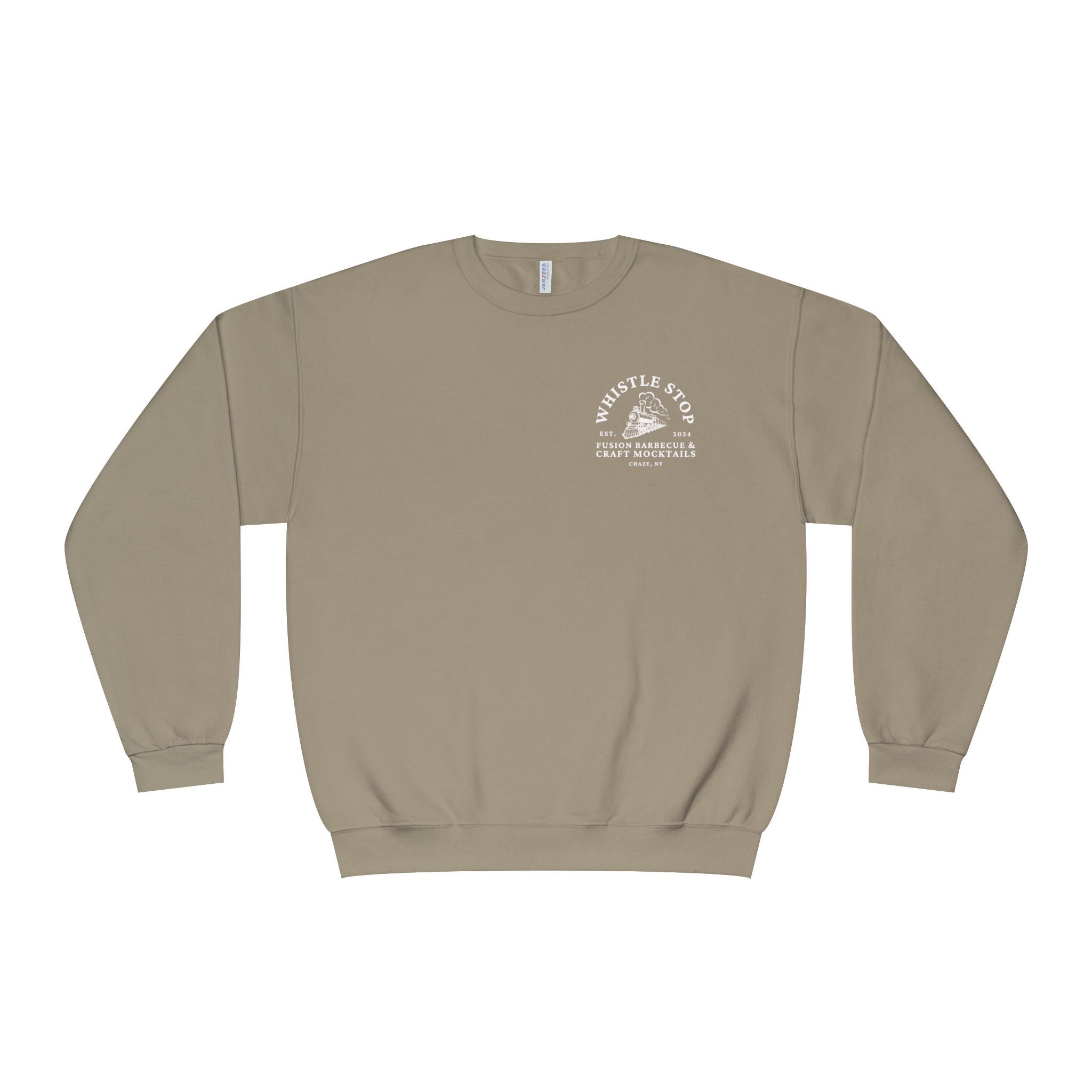 Whistle Stop Barbecue Crewneck Sweatshirt — Vintage Train Logo