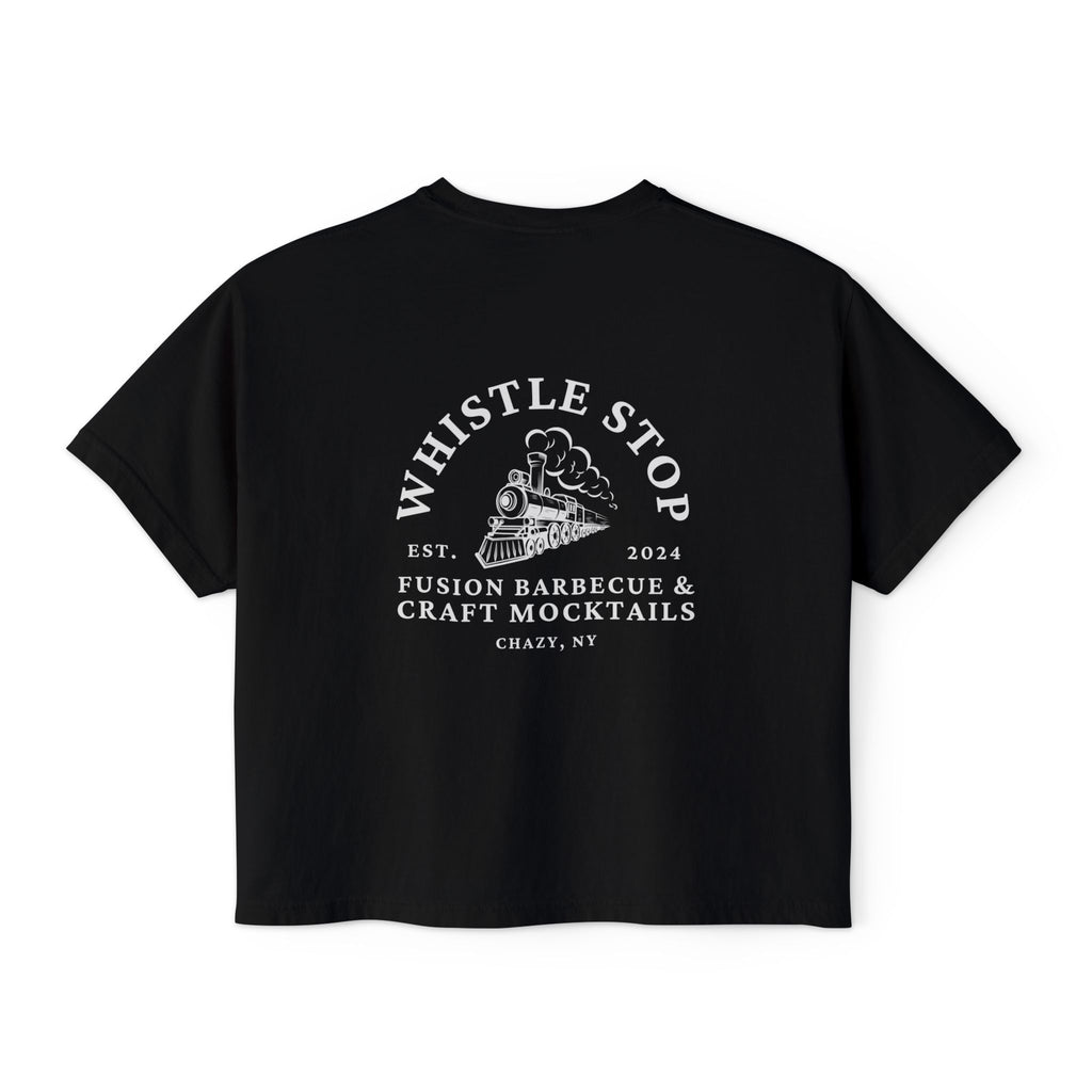 Whistle Stop Script Women's Boxy Tee