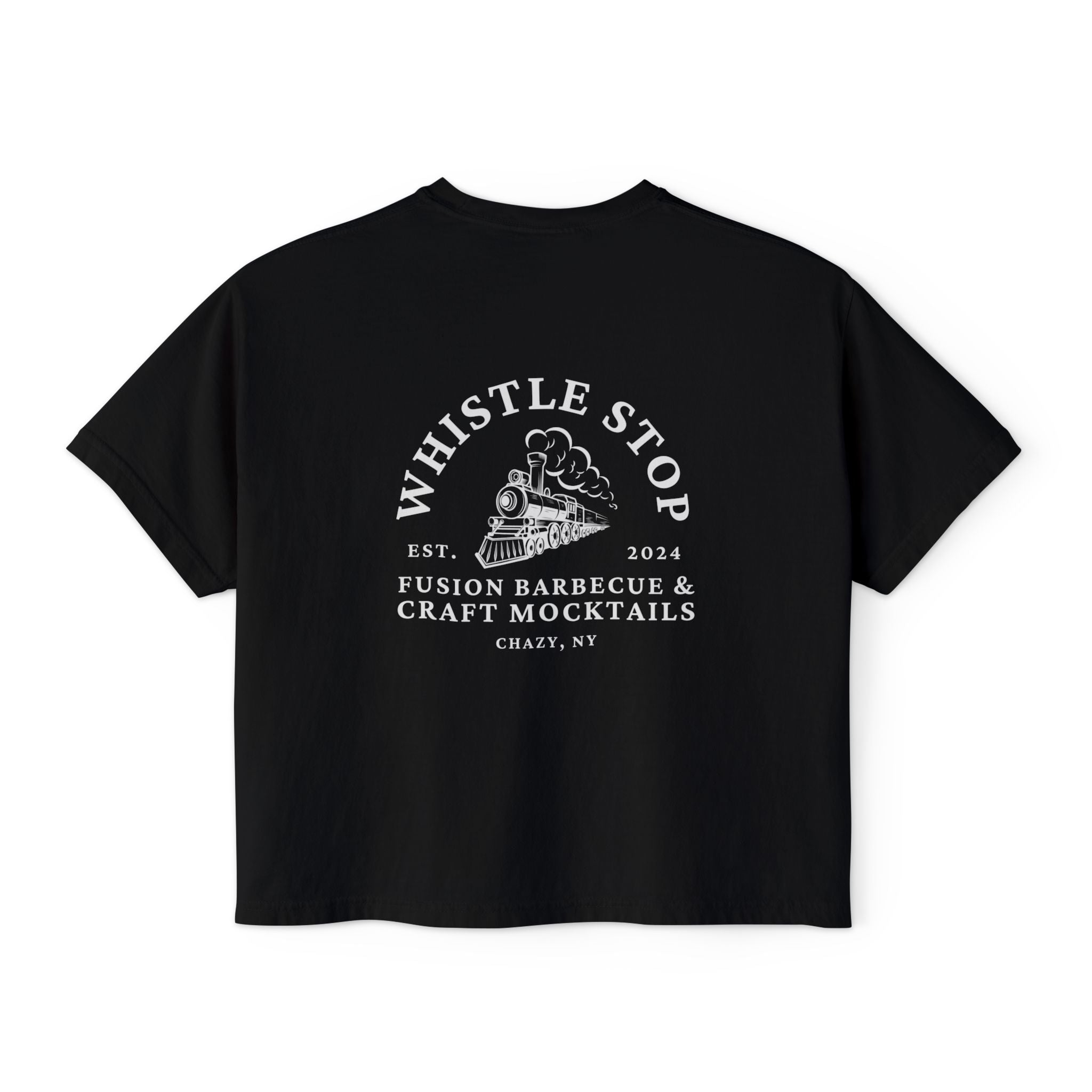 Whistle Stop Script Women's Boxy Tee