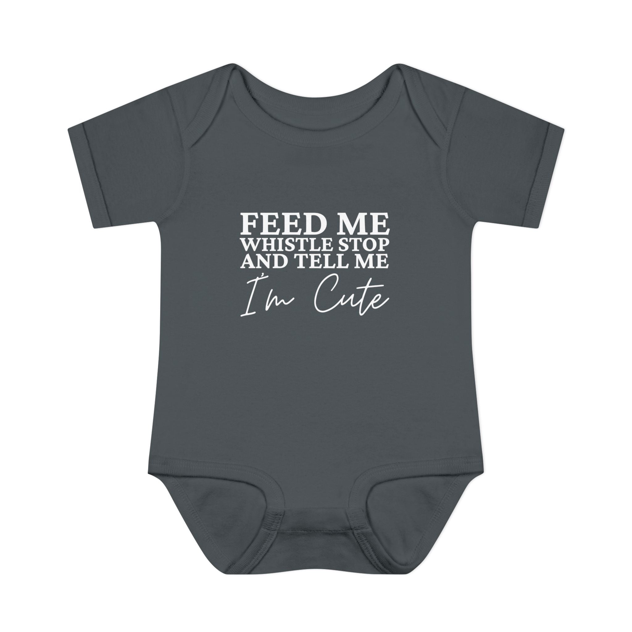 Whistle Stop Feed Me Onesie