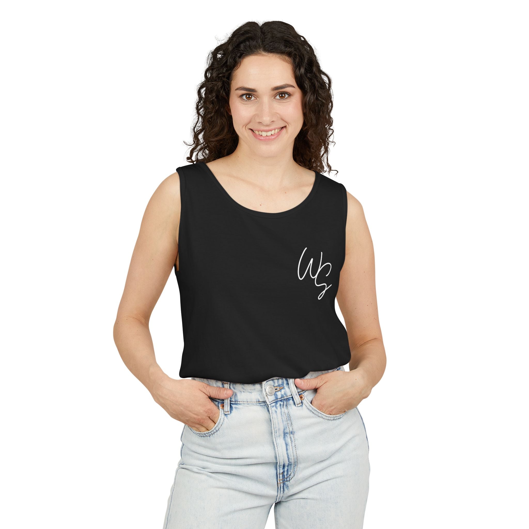 Whistle Stop Vintage Camper Tank Top — Retro Travel Graphic Tank