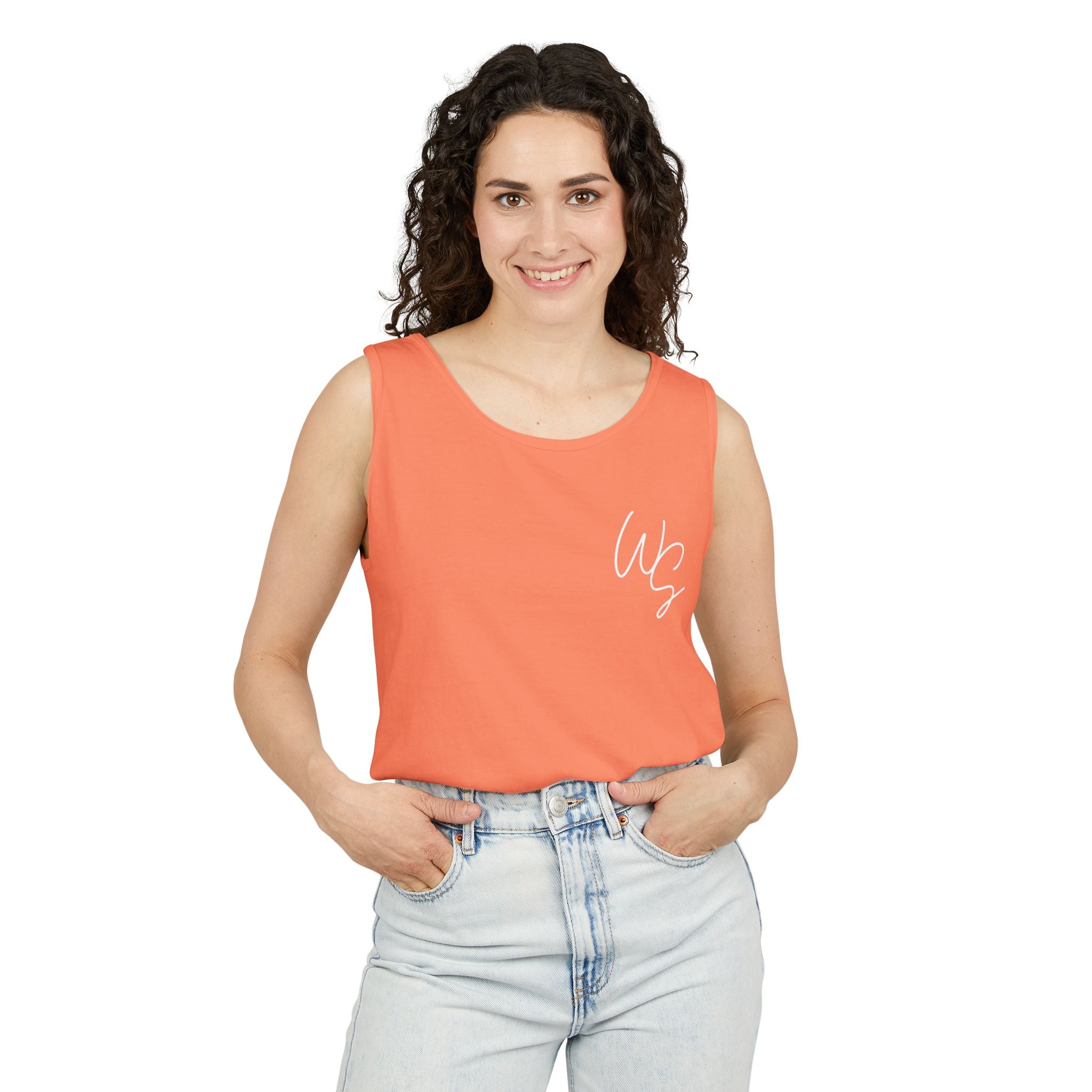 Whistle Stop Vintage Camper Tank Top — Retro Travel Graphic Tank
